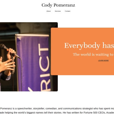 Speech Writing: A Service Website