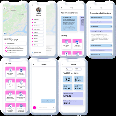 Lyfted (A Lyft Redesign)